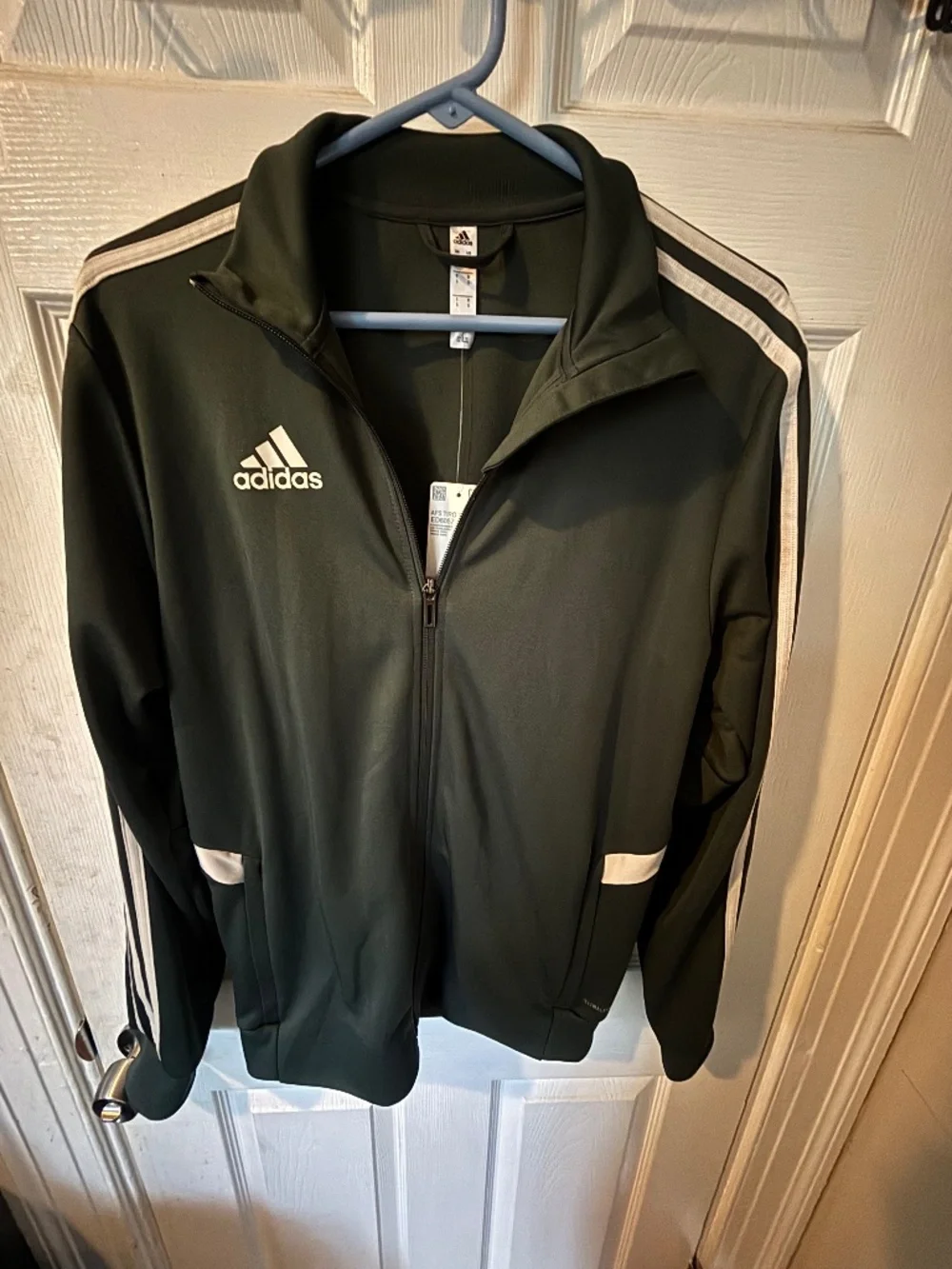 Adidas, Small, Dark Green Wind Breaker